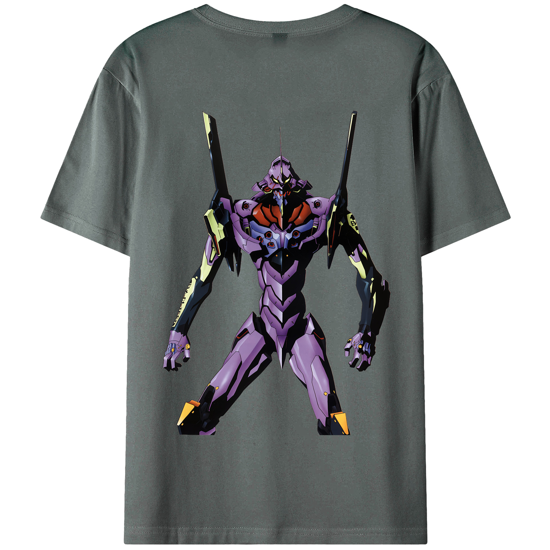 （画像用） EVA 新世紀エヴァンゲリオン 綿100％半袖Tシャツ（背面プリント）